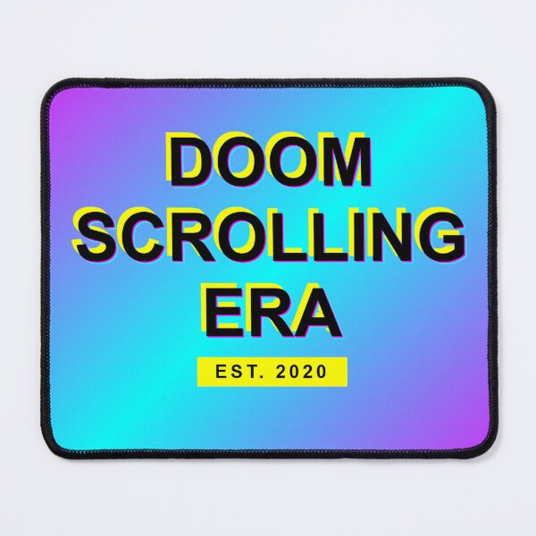 Item preview, Doom Scrolling Era Y2K Aesthetic - Gen Z TikTok Culture Meme Sticker designed and sold by wr3ckski.
