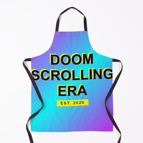 Item preview, Doom Scrolling Era Y2K Aesthetic - Gen Z TikTok Culture Meme Sticker designed and sold by wr3ckski.