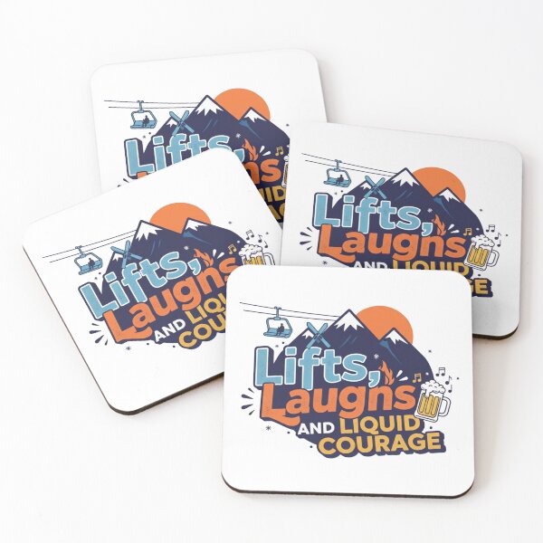 Item preview, Lifts, Laughs and Liquid Courage Apres Ski designed and sold by Lia Vina.