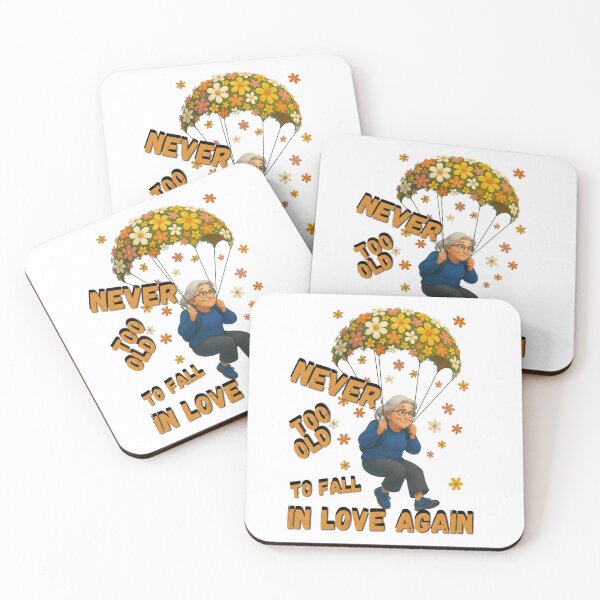 Item preview, Never too old to fall in love again - funny grafik and gift idea designed and sold by SawaOne.