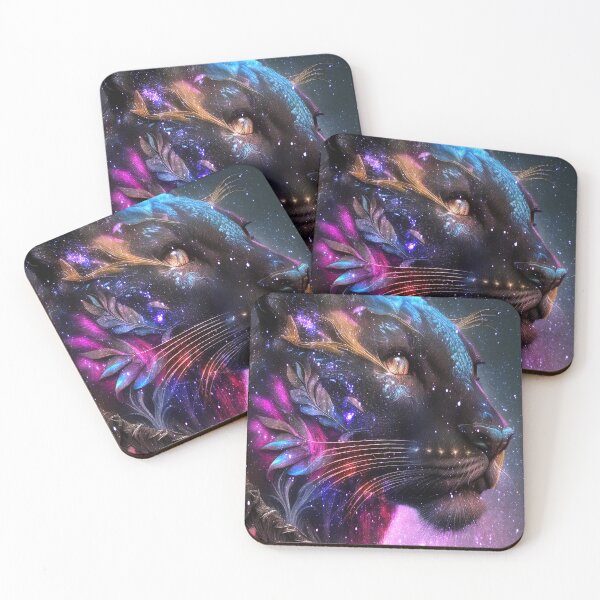 Item preview, Spirit Panther Guide — Mystical Animal Energy Art designed and sold by Vintage by Kaya.