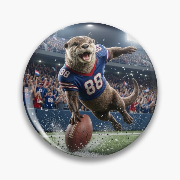 Item preview, Football Touchdown Otter designed and sold by Tridentulus.