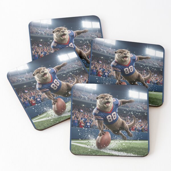 Item preview, Football Touchdown Otter designed and sold by Tridentulus.