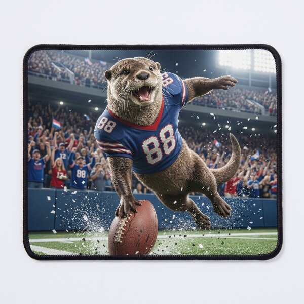 Item preview, Football Touchdown Otter designed and sold by Tridentulus.