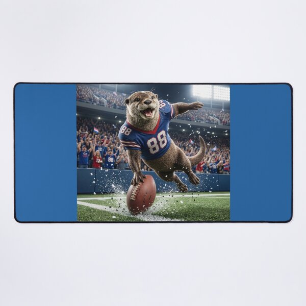 Item preview, Football Touchdown Otter designed and sold by Tridentulus.