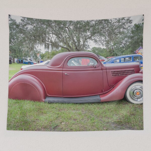 Item preview,  1935 Red Ford Hot Rod 5 Window Coupe X104 designed and sold by RichFrancoCars.