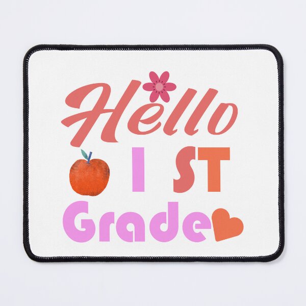 Item preview, Hello First Grade – Colorful First Day of School Gift for Teachers & Students designed and sold by karibov.