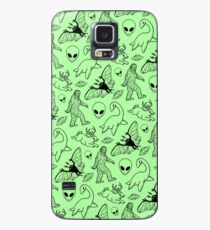Cryptid-Muster (grüner Hintergrund) Hülle & Skin für Samsung Galaxy