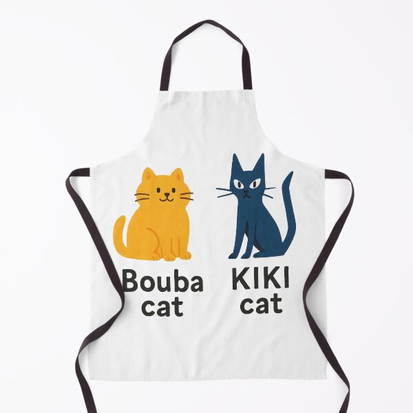 Item preview, Bouba Cat vs Kiki Cat | Linguistics & Psychology Art | Cute Academic Humor designed and sold by Nerd Romance Café.