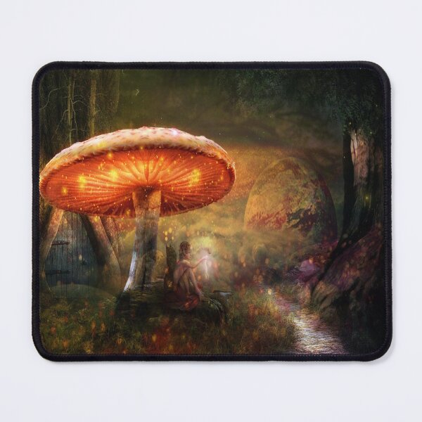 Item preview, Enchanted Mushroom Grove — Cottagecore Fantasy Magic designed and sold by Vintage by Kaya.