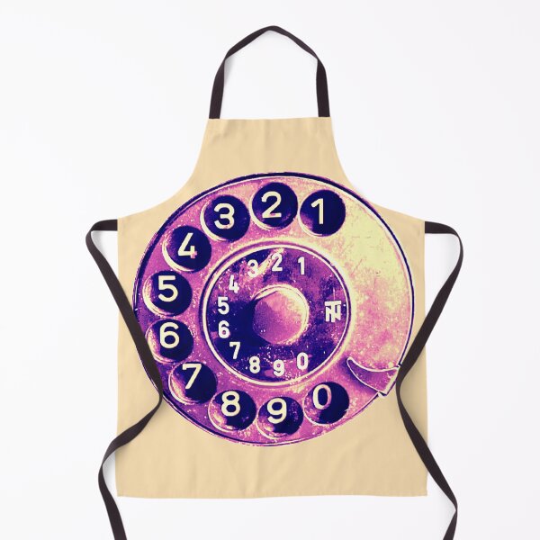 Item preview, Retro phone dial, purple bleach, lemonade vibe, vintage rotary telephone designed and sold by suekieper.