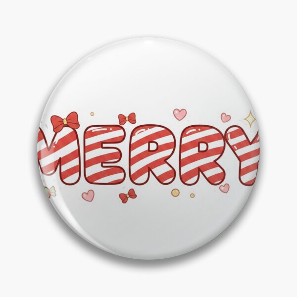 Item preview, Merry Candy Cane Text – Cute Kawaii Christmas Lettering designed and sold by ZYNORAworld.