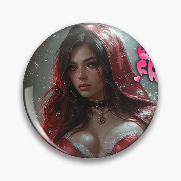 Item preview, Crimson Frost — Seductive Winter Pin-Up with Retro Holiday Glam designed and sold by Mark Mentzer.