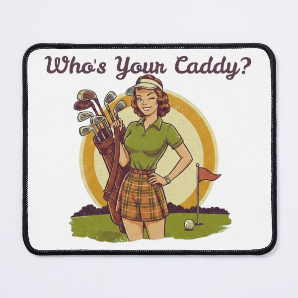 Item preview, Who's Your Caddy? designed and sold by SktchnStichART.