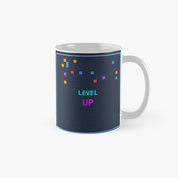 Item preview, Level Up Retro Gaming 80s Pixel Art - Vintage Gamer Gift designed and sold by wr3ckski.