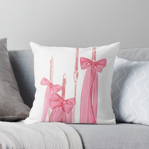 Item preview, Hand Painted Pink Candles by Dina Stoianova designed and sold by Dina Stoianova.
