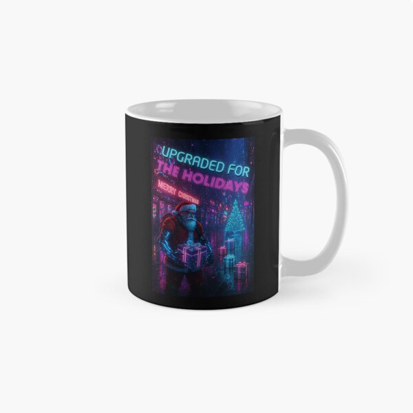 Item preview, Upgraded for the Holidays Cyberpunk Santa Neon Christmas Design designed and sold by Kotalo.