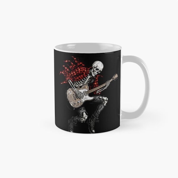 Item preview, Skeleton Guitarist - Rock Metal Jump designed and sold by Tiny-roar-studio.