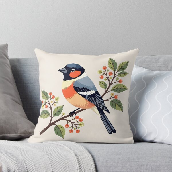 Item preview, Bullfinch bird designed and sold by PrintLabStudio.
