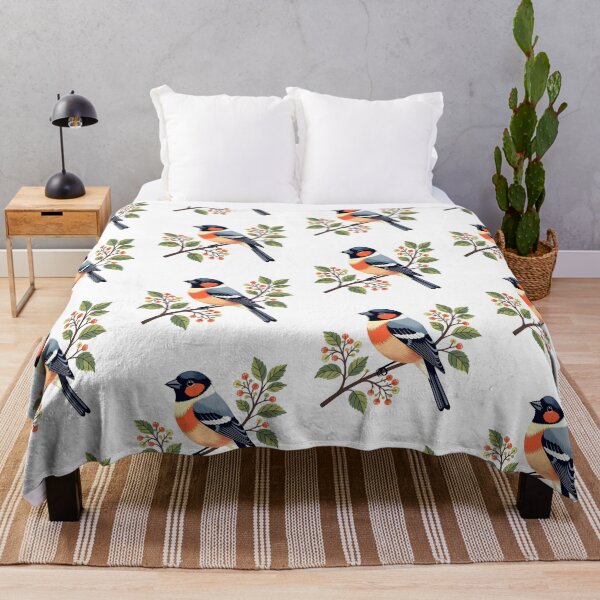 Item preview, Bullfinch bird designed and sold by PrintLabStudio.