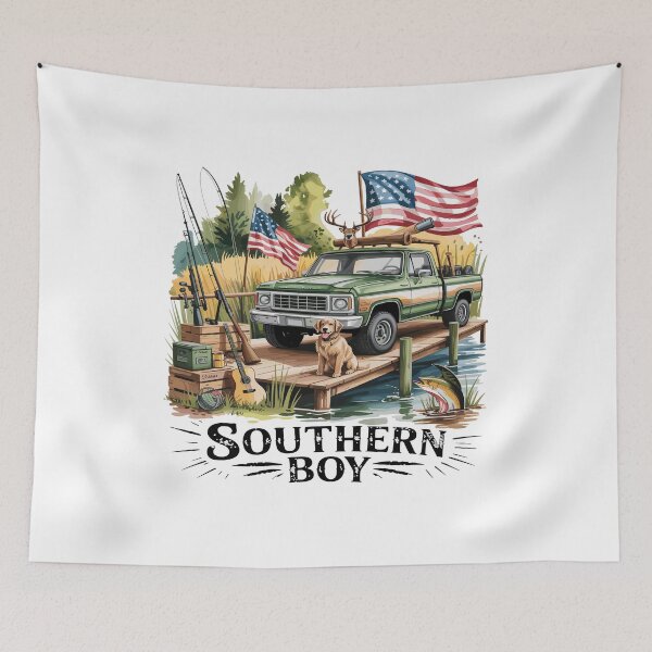 Item preview, Southern Boy T-shirt designed and sold by Winther-Art.