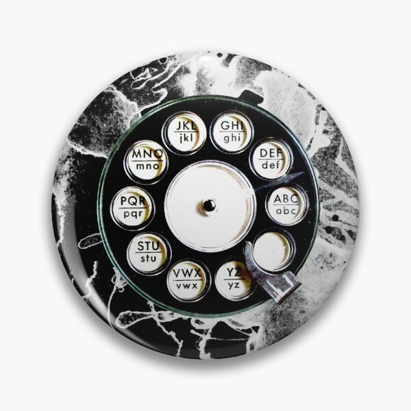 Item preview, Old Rotary Telephone Dial, Grunge Retro Phone  designed and sold by suekieper.