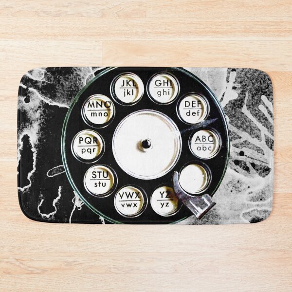 Item preview, Old Rotary Telephone Dial, Grunge Retro Phone  designed and sold by suekieper.