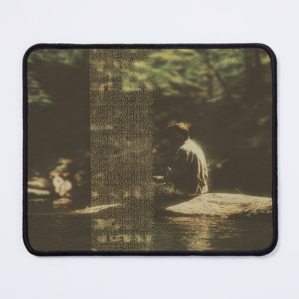 Item preview, Quiet Mind by the River – Golden Text Meditation Art designed and sold by Cairo-Ink.