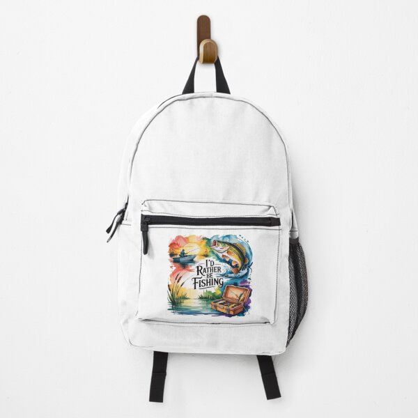 Item preview, Brushstroke Fishing T-shirt designed and sold by Winther-Art.