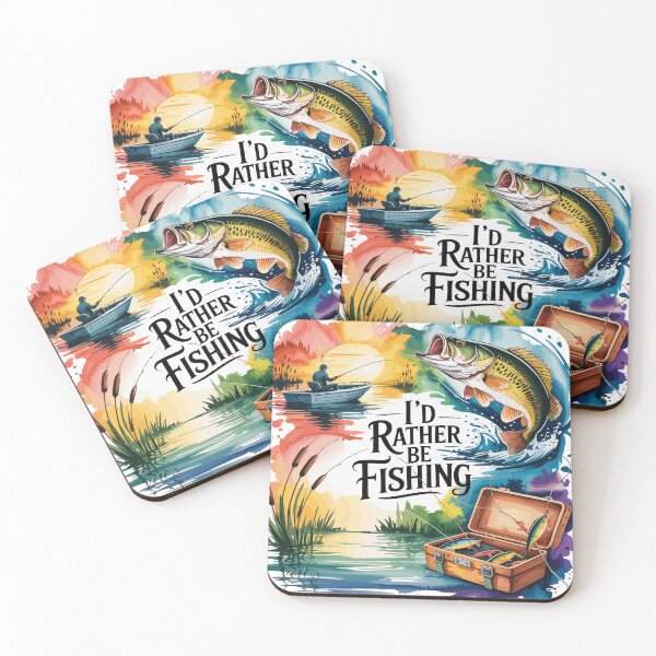 Item preview, Brushstroke Fishing T-shirt designed and sold by Winther-Art.