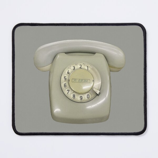 Item preview, Greige Retro phone designed and sold by suekieper.