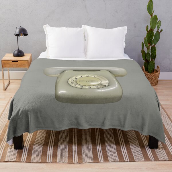 Item preview, Greige Retro phone designed and sold by suekieper.