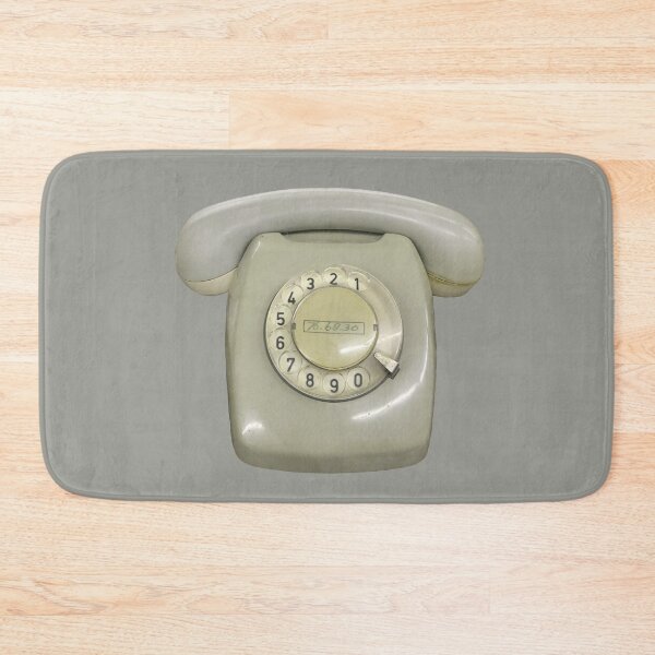 Item preview, Greige Retro phone designed and sold by suekieper.