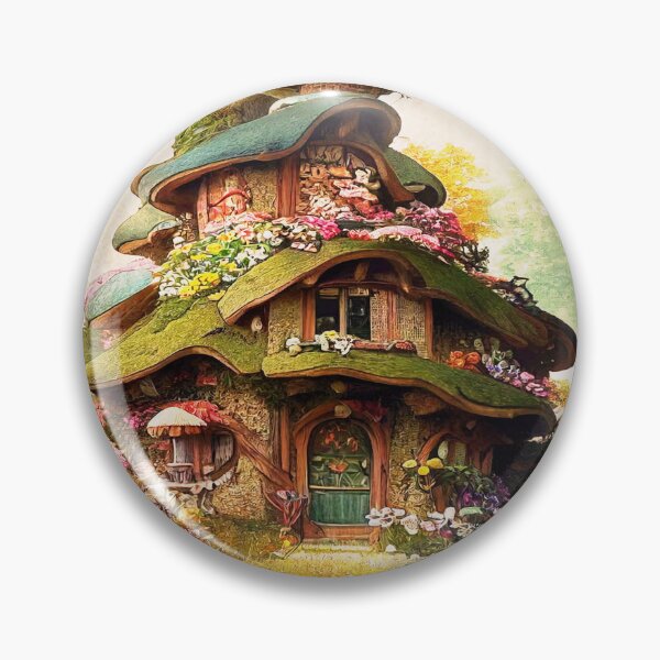 Item preview, Fairy Cottage Hideaway — Whimsical Fantasy Home designed and sold by Vintage by Kaya.