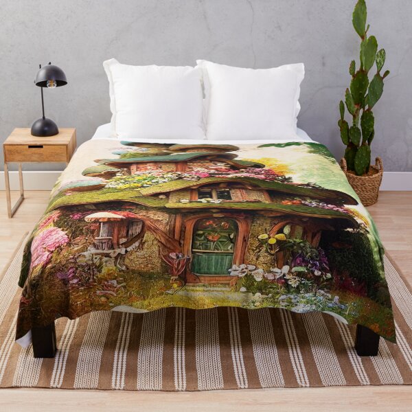 Item preview, Fairy Cottage Hideaway — Whimsical Fantasy Home designed and sold by Vintage by Kaya.