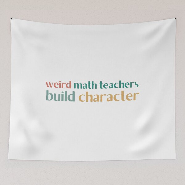 Item preview, Funny Math Teacher Saying Weird Logic Classroom Character Lesson designed and sold by faridman.