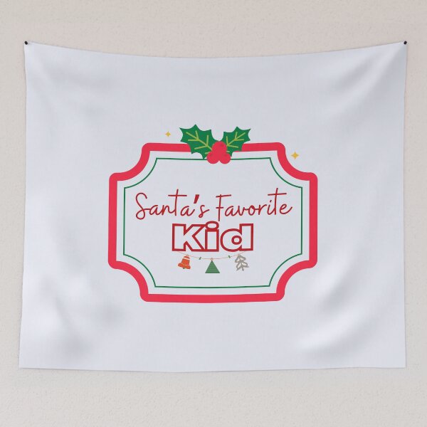 Item preview, Santa’s Favorite Kid Christmas Frame designed and sold by Inkworksbyshery.