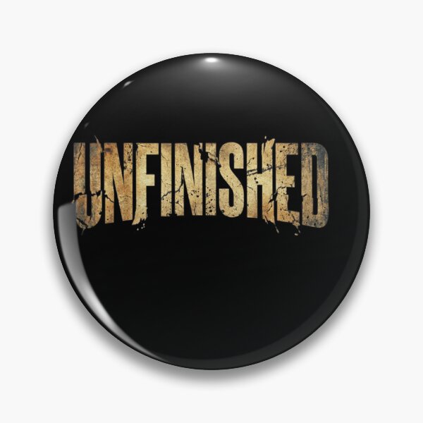 Item preview, Unfinished – Grunge Distorted Minimal Text Tee designed and sold by CuteOasis.