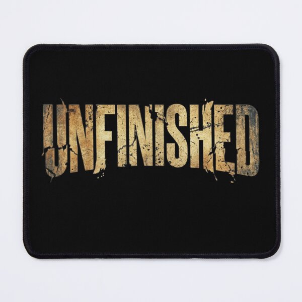 Item preview, Unfinished – Grunge Distorted Minimal Text Tee designed and sold by CuteOasis.