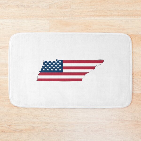 Item preview, Tennessee Stars & Stripes State Silhouette – Distressed Americana designed and sold by Paper Drip.