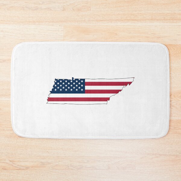 Item preview, Tennessee Stars & Stripes State Silhouette – Distressed Americana designed and sold by Paper Drip.