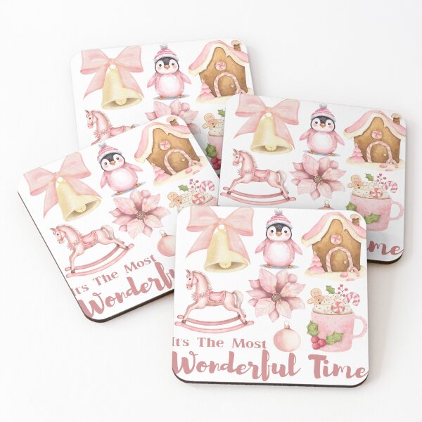 Item preview, Soft Pink Christmas designed and sold by laurendanielidesignstudio.