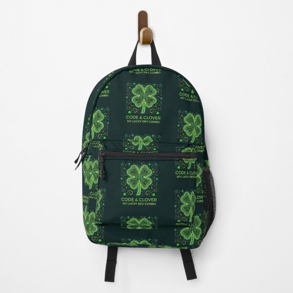 Item preview, Vibrant vector St Patrick’s Day t shirt illustration with neon green four leaf clover circuit board coding design designed and sold by ArtPetrenko90.