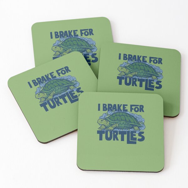 Item preview, I brake for turtles designed and sold by FrictionMaxxing.