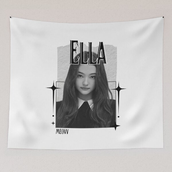 Item preview, MEOVV EllaKpop Girl group K-music south korean girl group Scrapbook Collage Cozy Y2K Vintage Design designed and sold by HELL0WBELLO.