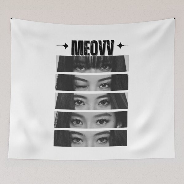 Item preview, MEOVV Eyes Kpop Girl group K-music south korean girl group Scrapbook Collage Cozy Y2K Vintage Design designed and sold by HELL0WBELLO.