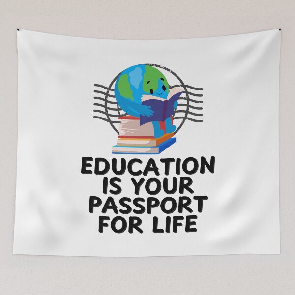 Item preview, Education is Your Passport for Life. designed and sold by MPC-Mince-Pies.