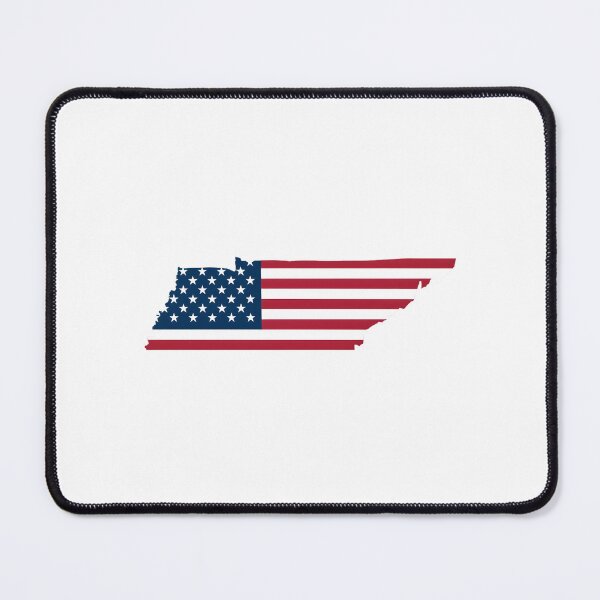 Item preview, Tennessee Stars & Stripes State Silhouette – Distressed Americana designed and sold by Paper Drip.