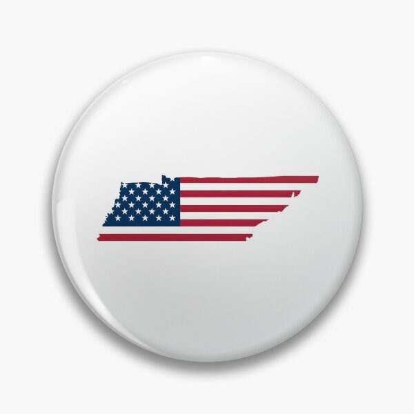 Item preview, Tennessee Stars & Stripes State Silhouette – Distressed Americana designed and sold by Paper Drip.