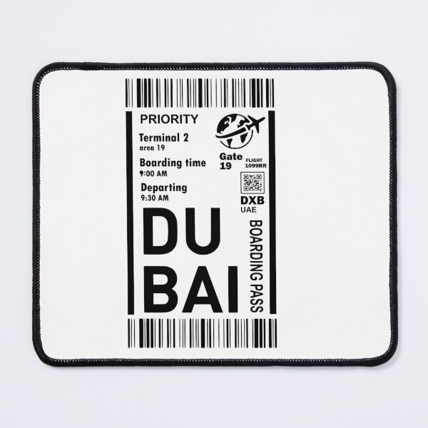 Item preview, Dubai Ticket Boarding Pass designed and sold by MBGraphikDesign.
